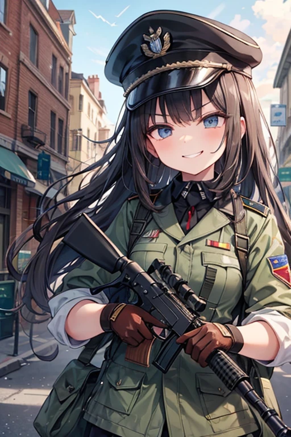 美少女軍人の性欲処理係 - サンプル画像 4