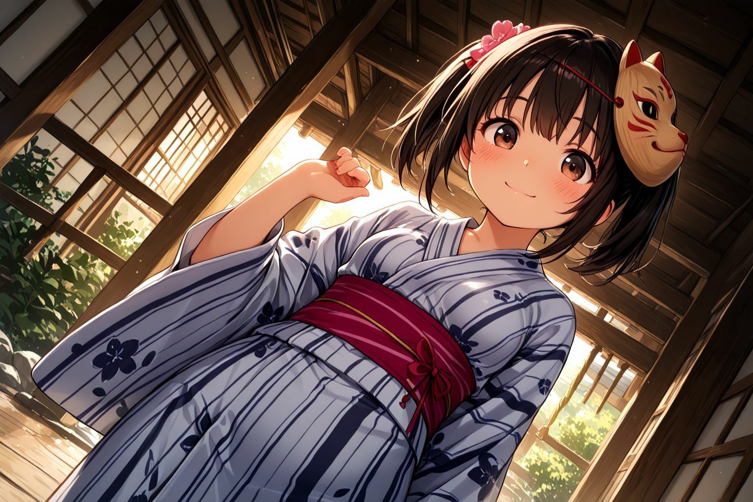 ミックスガールズコレクション  ちっぱい美少女がどんなエッチなお願いも叶えてくれる混浴旅館！！ - サンプル画像 2