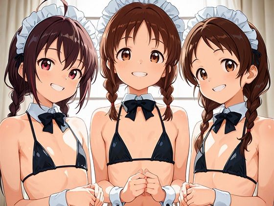 つるぺたロリメイド×キモおじ〜ハーレムの館〜 - サンプル画像 2