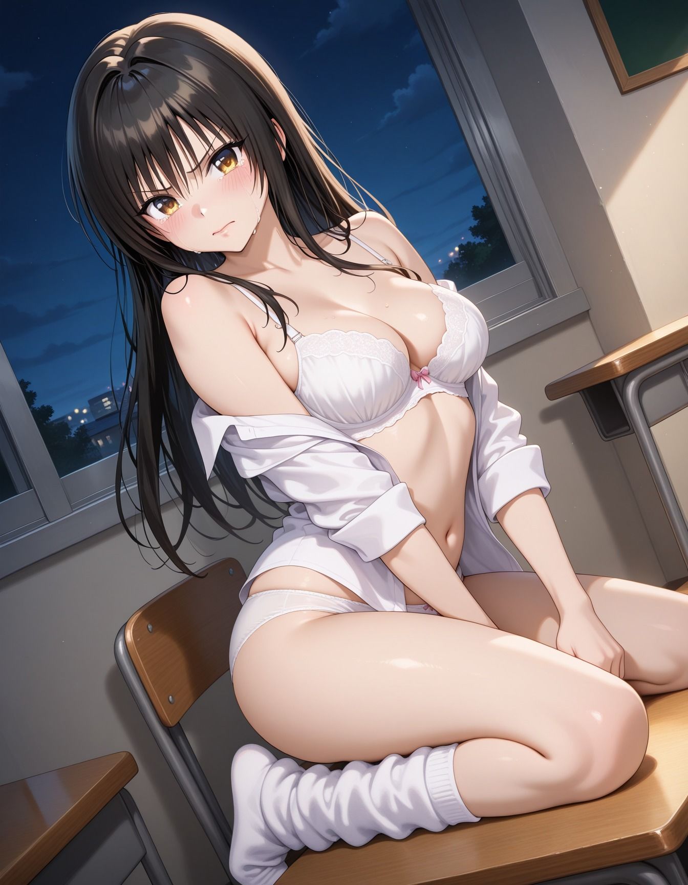 キモデブ男に犯●れた少女 - サンプル画像 3