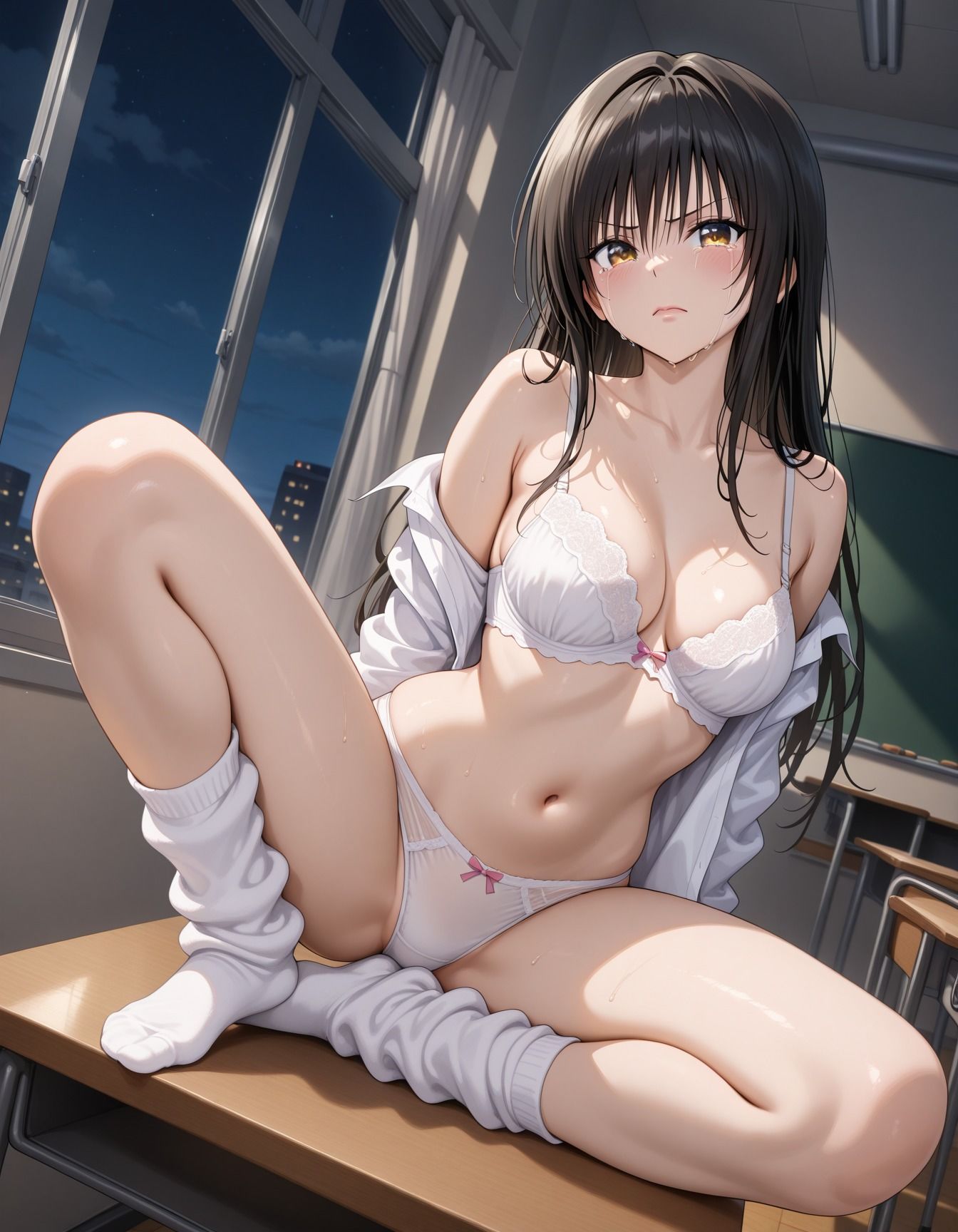 キモデブ男に犯●れた少女 - サンプル画像 4