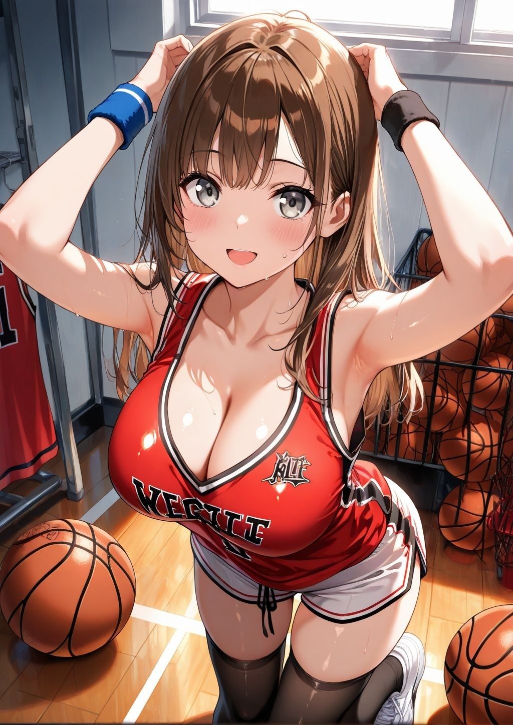 バスケ部のエースは隠れビッチ 〜汗と欲望にまみれて〜 - サンプル画像 1