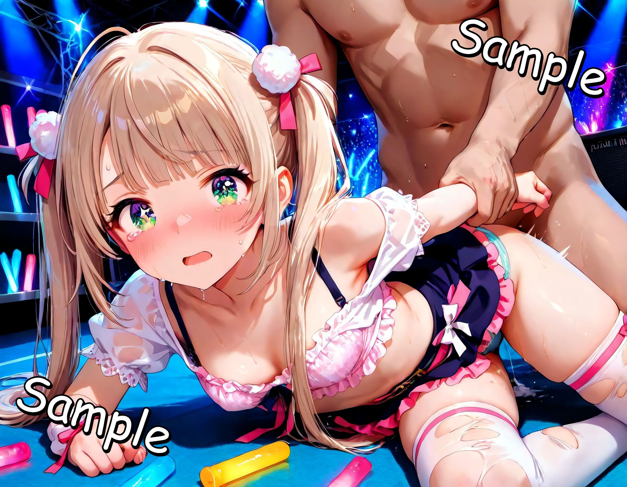 清純派アイドルが秘密の握手会でファンとヤっている話 - サンプル画像 4