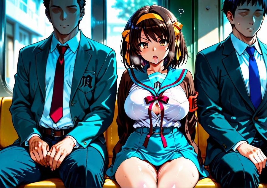 簡単催●で 涼〇ハルヒ が操り人形！？ - サンプル画像 1