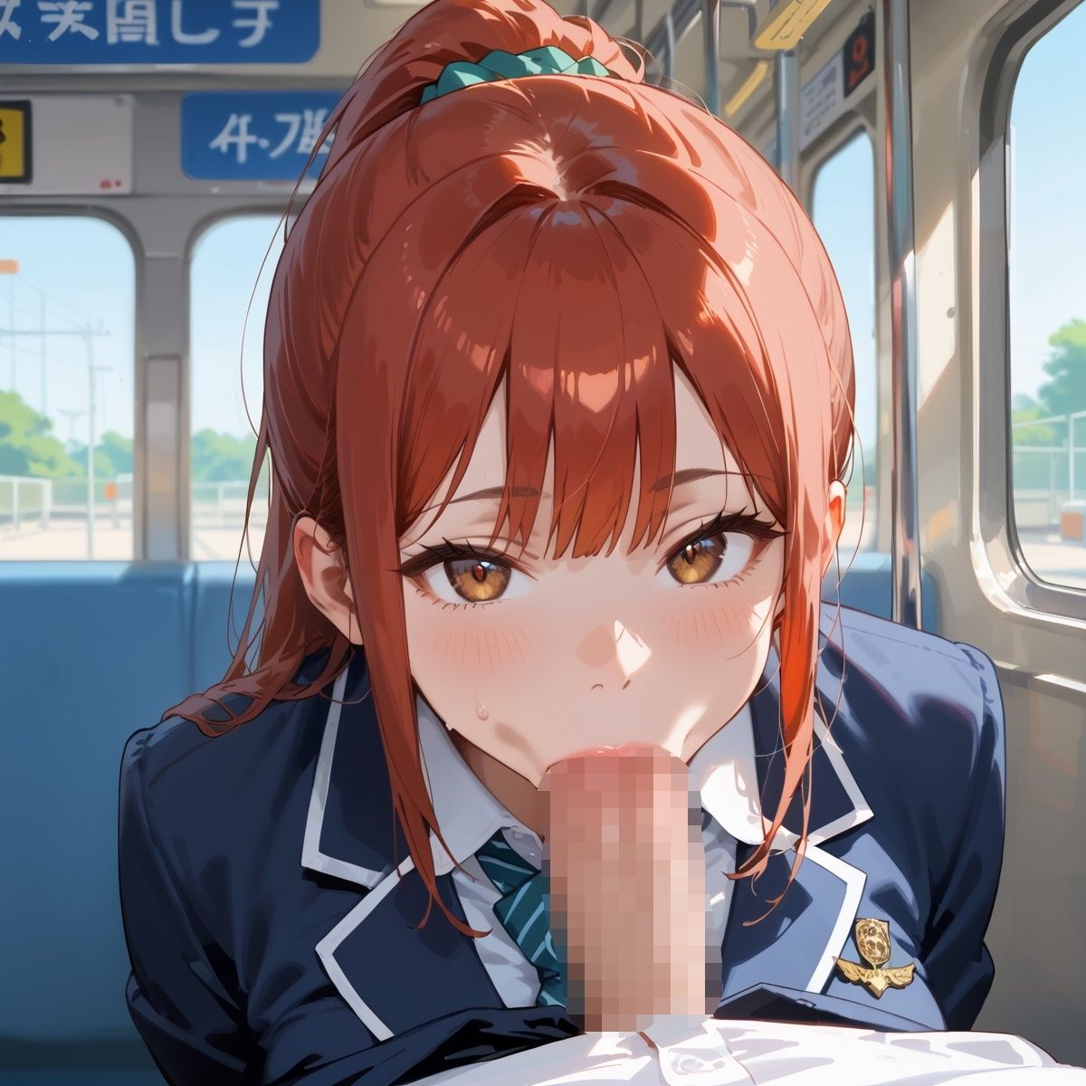 清楚系JKが電車の中でエロすぎる件9【抜きどころ満載の豪華200枚！】 - サンプル画像 5