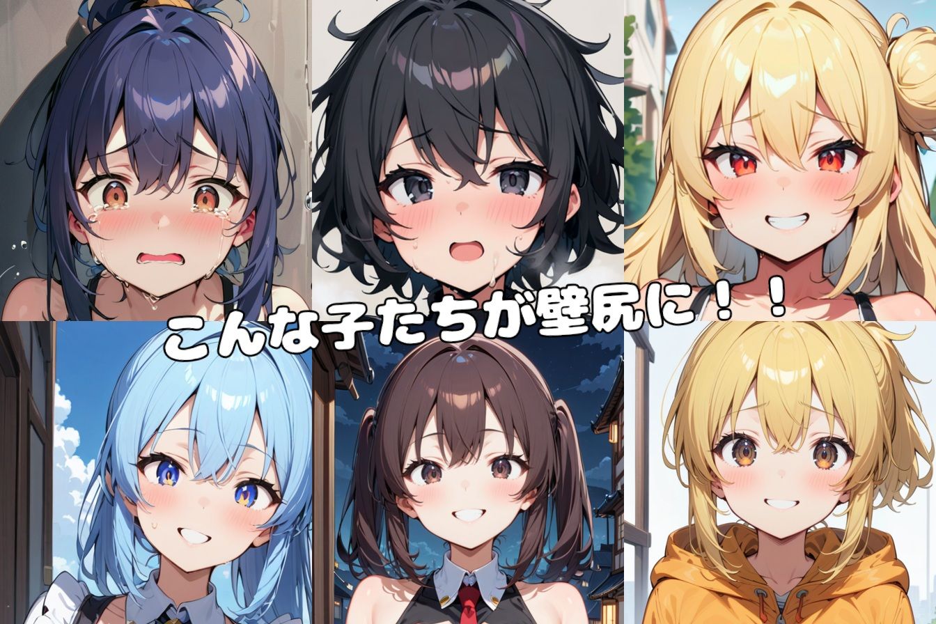 壁尻のある風景7 〜抜けないけど抜ける壁尻たち〜 - サンプル画像 1