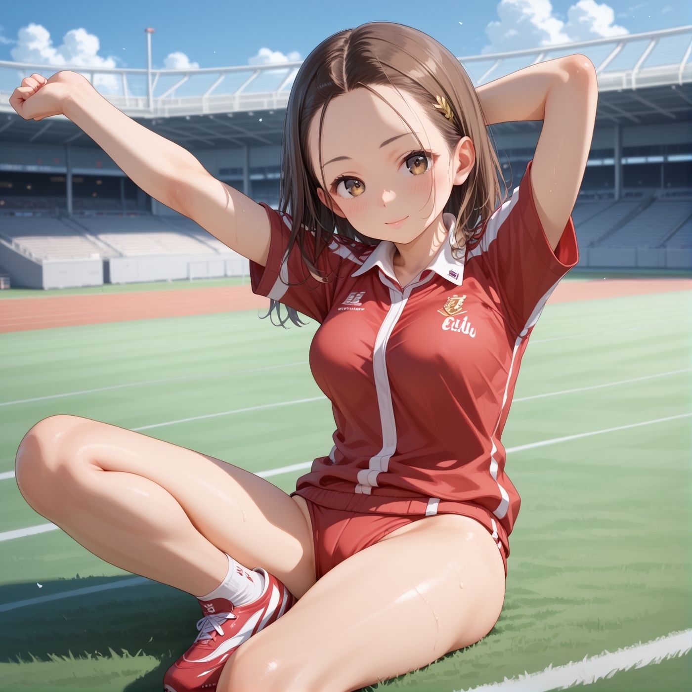 学園性活！クールダウンに手伝って！陸上部 - サンプル画像 5