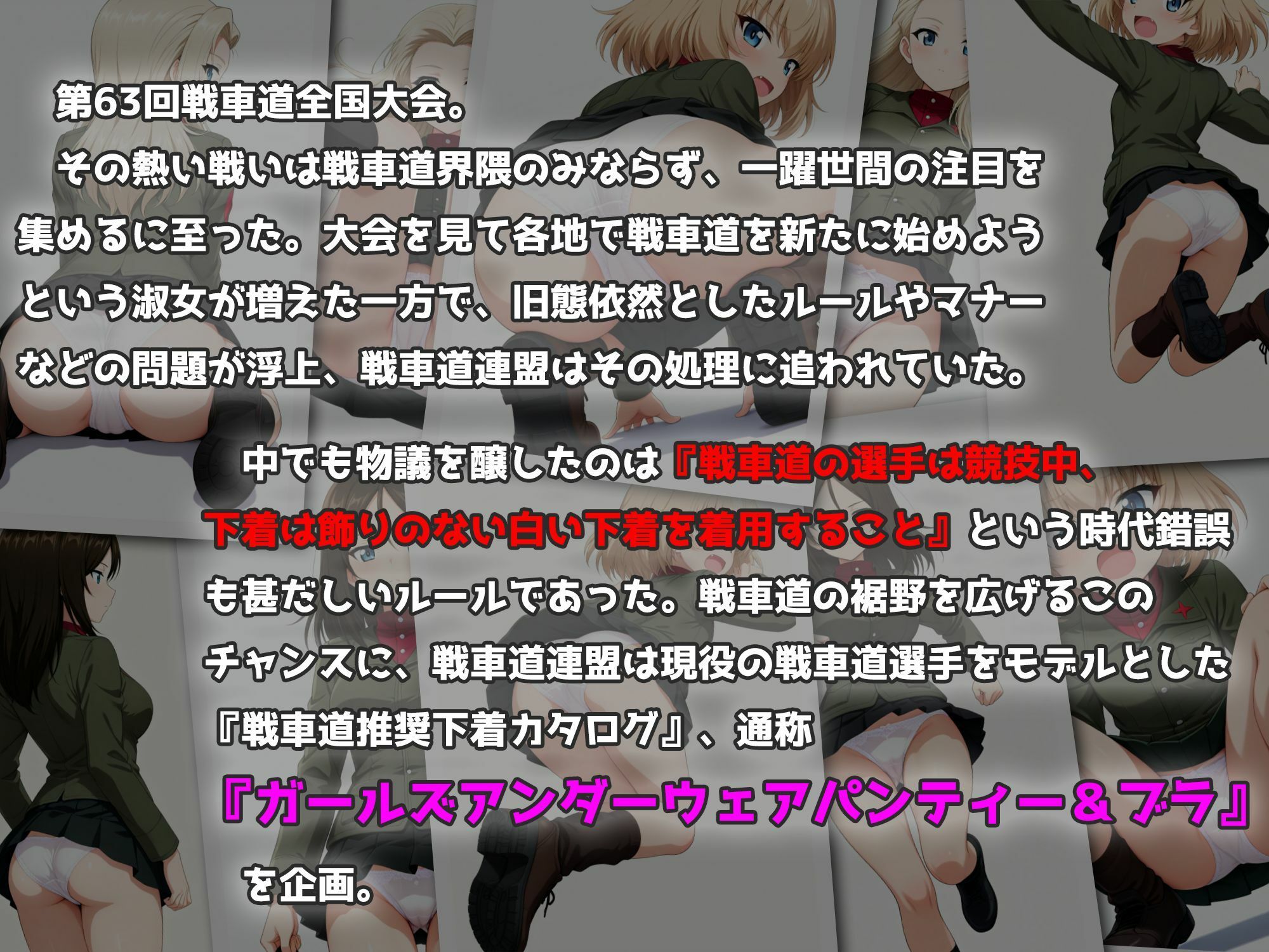 Girls underwear panties and bra プラウダ編 - サンプル画像 1