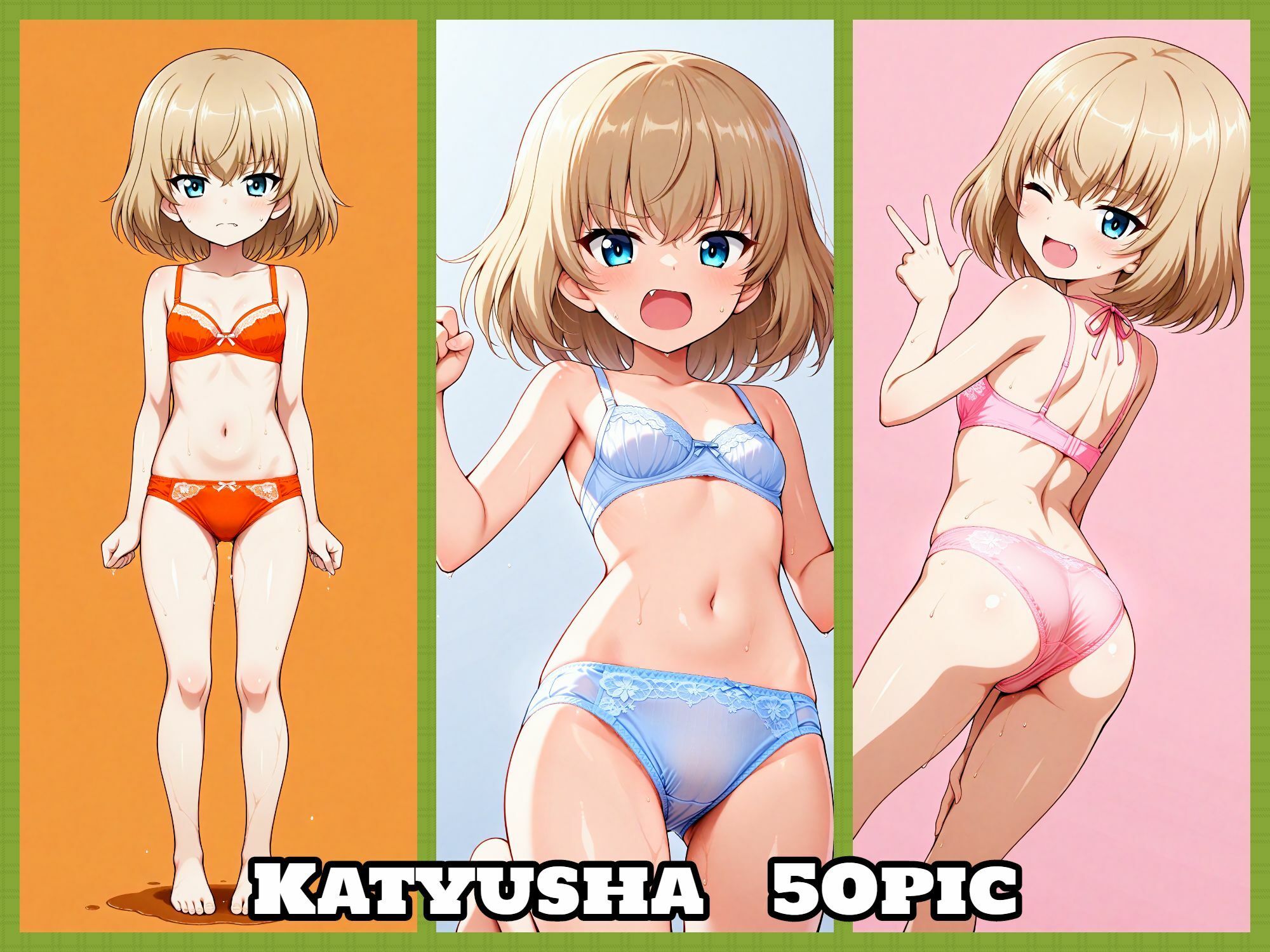 Girls underwear panties and bra プラウダ編 - サンプル画像 3