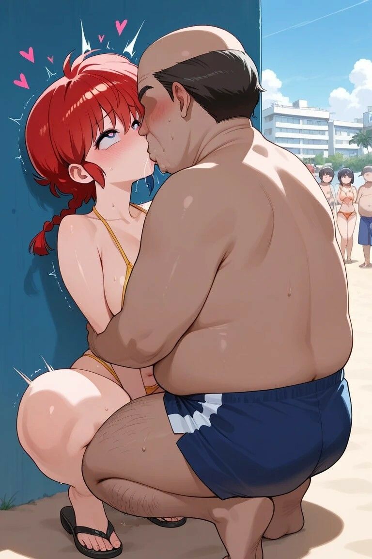 らんまが海でえっちなコトされまくる写真集（はーと） - サンプル画像 2