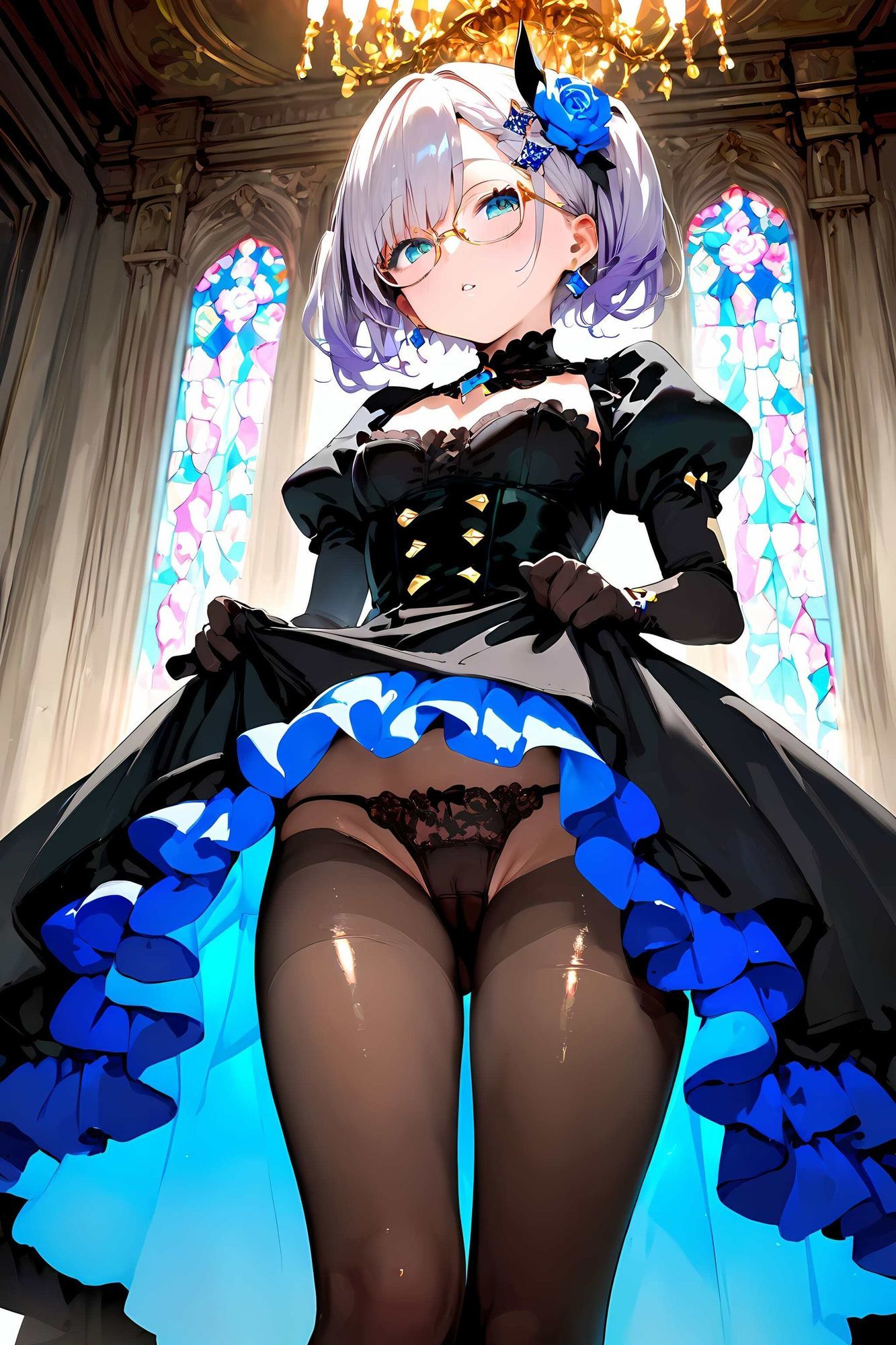 無邪気な令嬢をハメたおす！メガネ少女もーど - サンプル画像 2