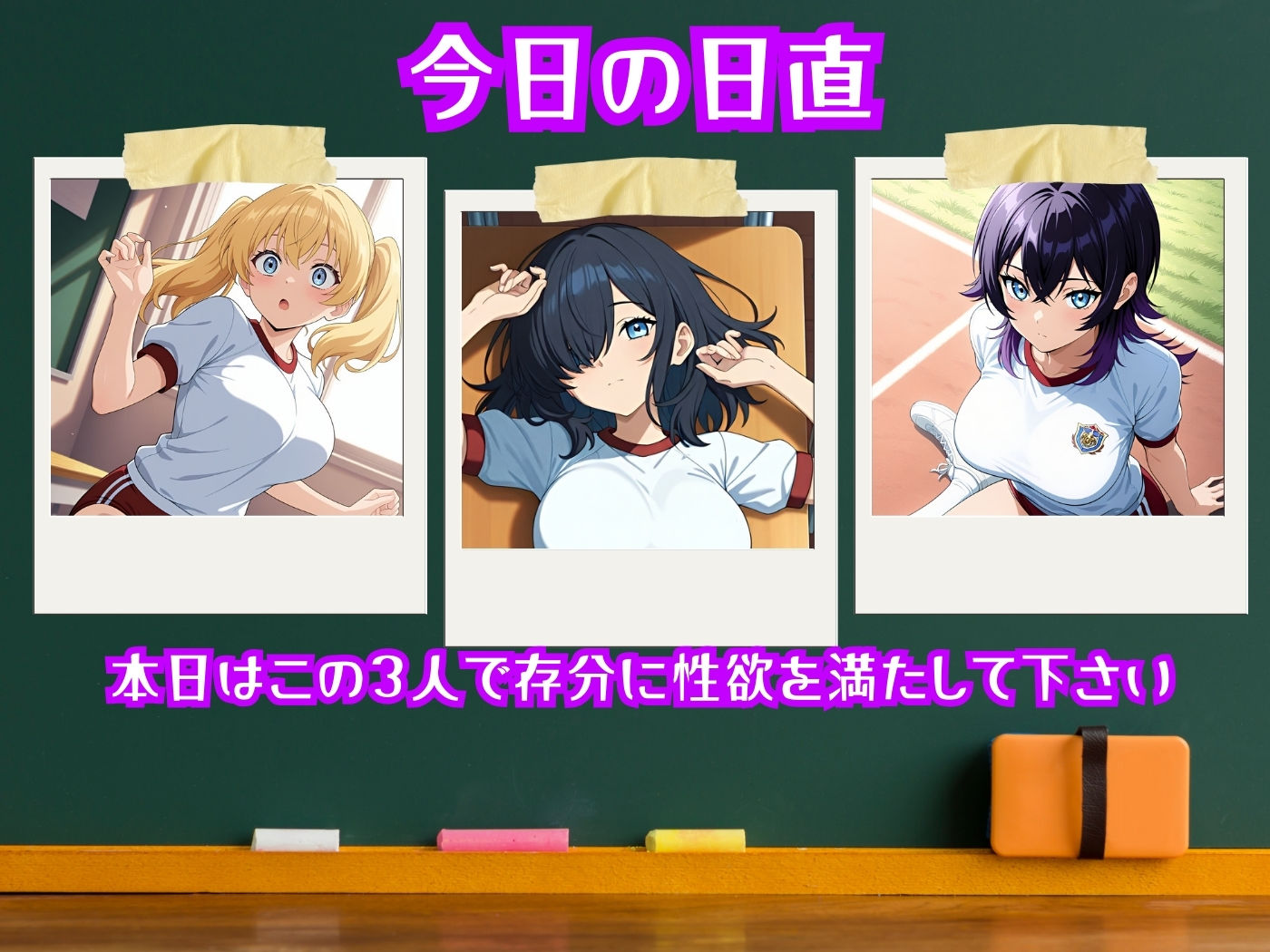 今日の性直担当は君達だ〜純白肌×体操服編〜 - サンプル画像 2
