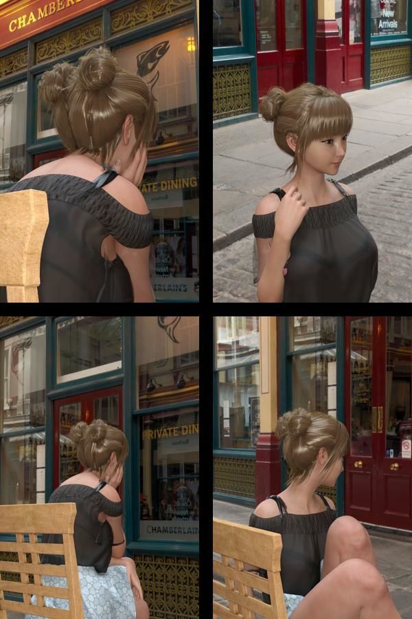 『理想の彼女を3DCGで作ります』から生まれたバーチャルアイドル「一ノ瀬廻里（いちのせめぐり）」のJDモデル風写真集:JDModel_01 - サンプル画像 2