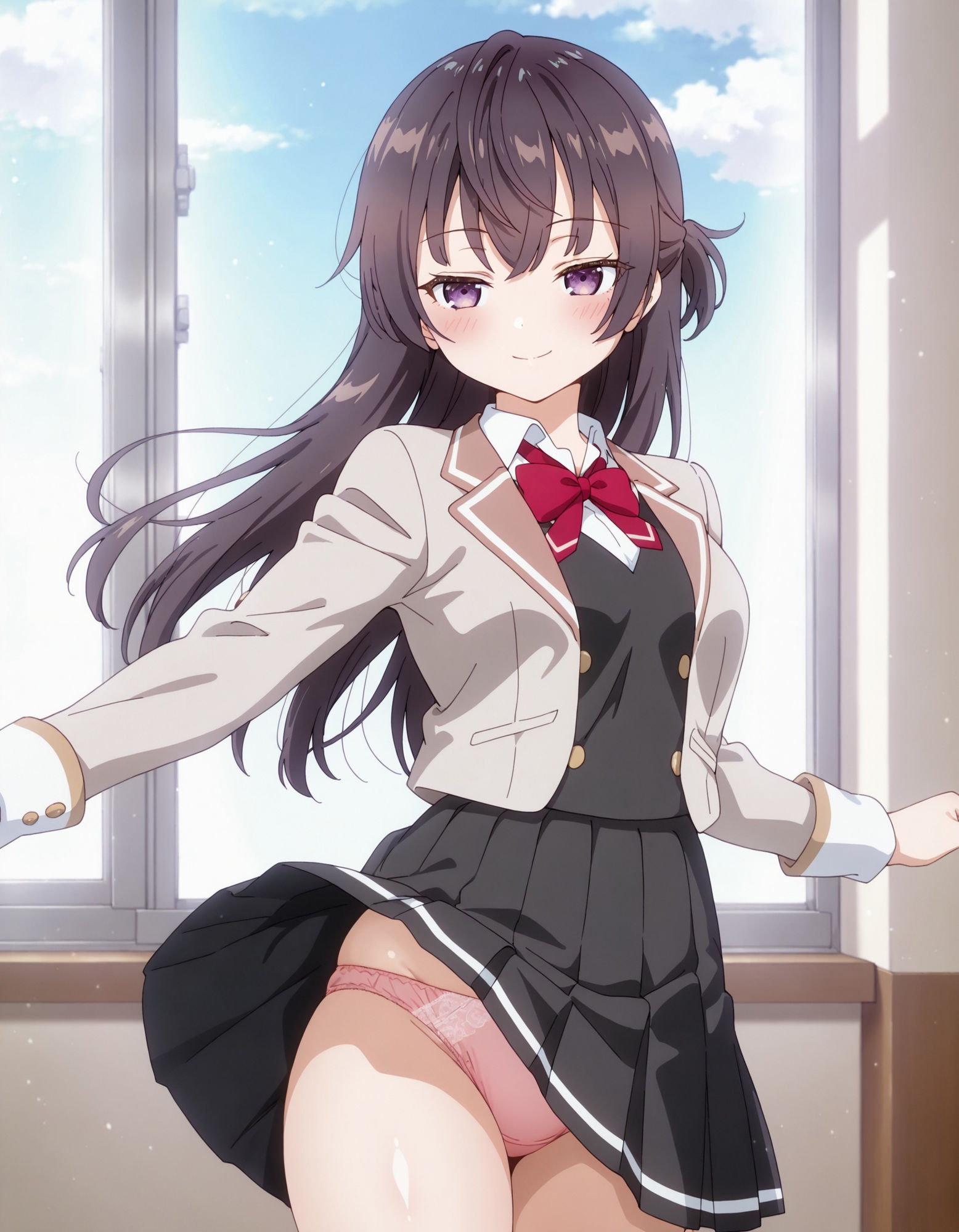周〇有希のパンチラ〜制服編〜 - サンプル画像 4