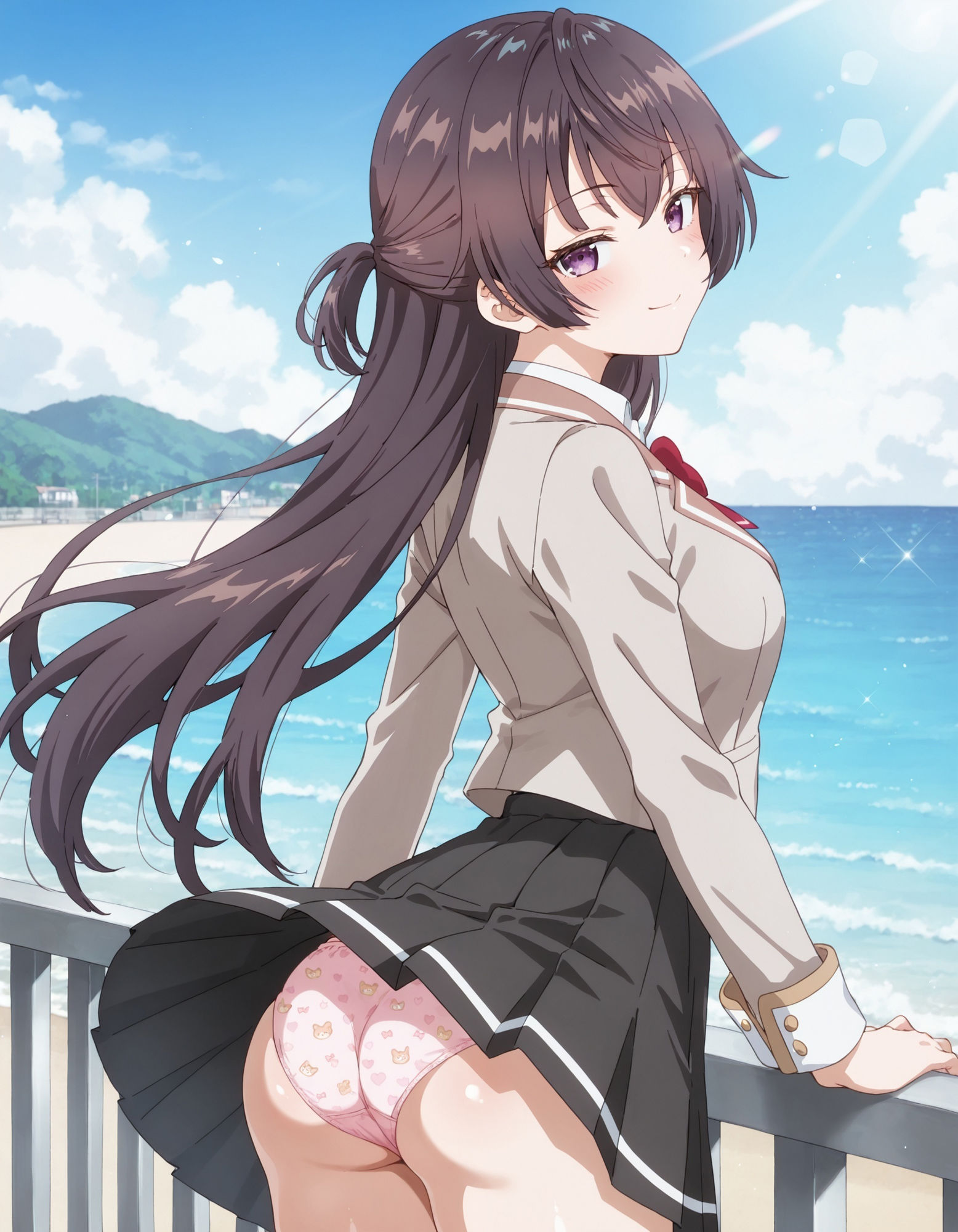 周〇有希のパンチラ〜制服編〜 - サンプル画像 6