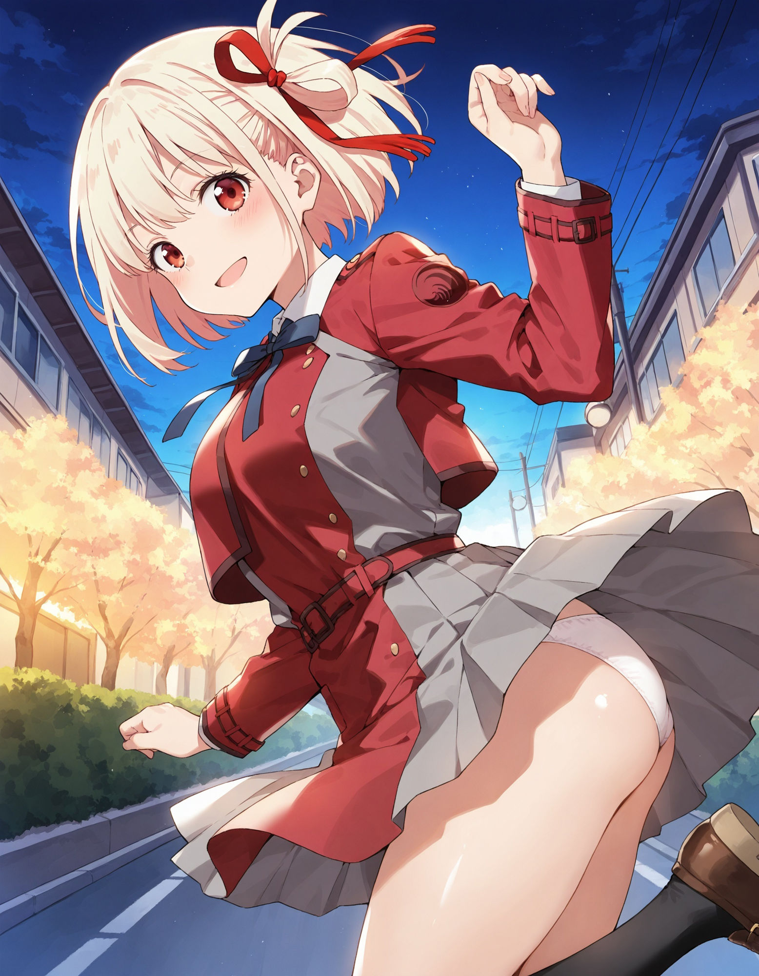 錦〇千束のパンチラ〜リ〇リス服編〜 - サンプル画像 1