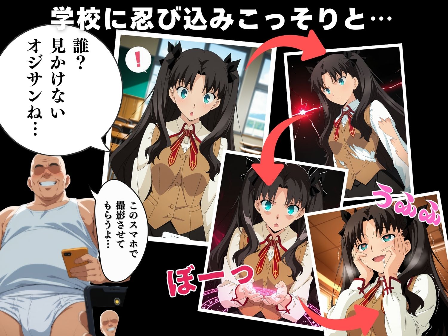 【寝取られ】Fate 遠◯ 凛 - サンプル画像 2