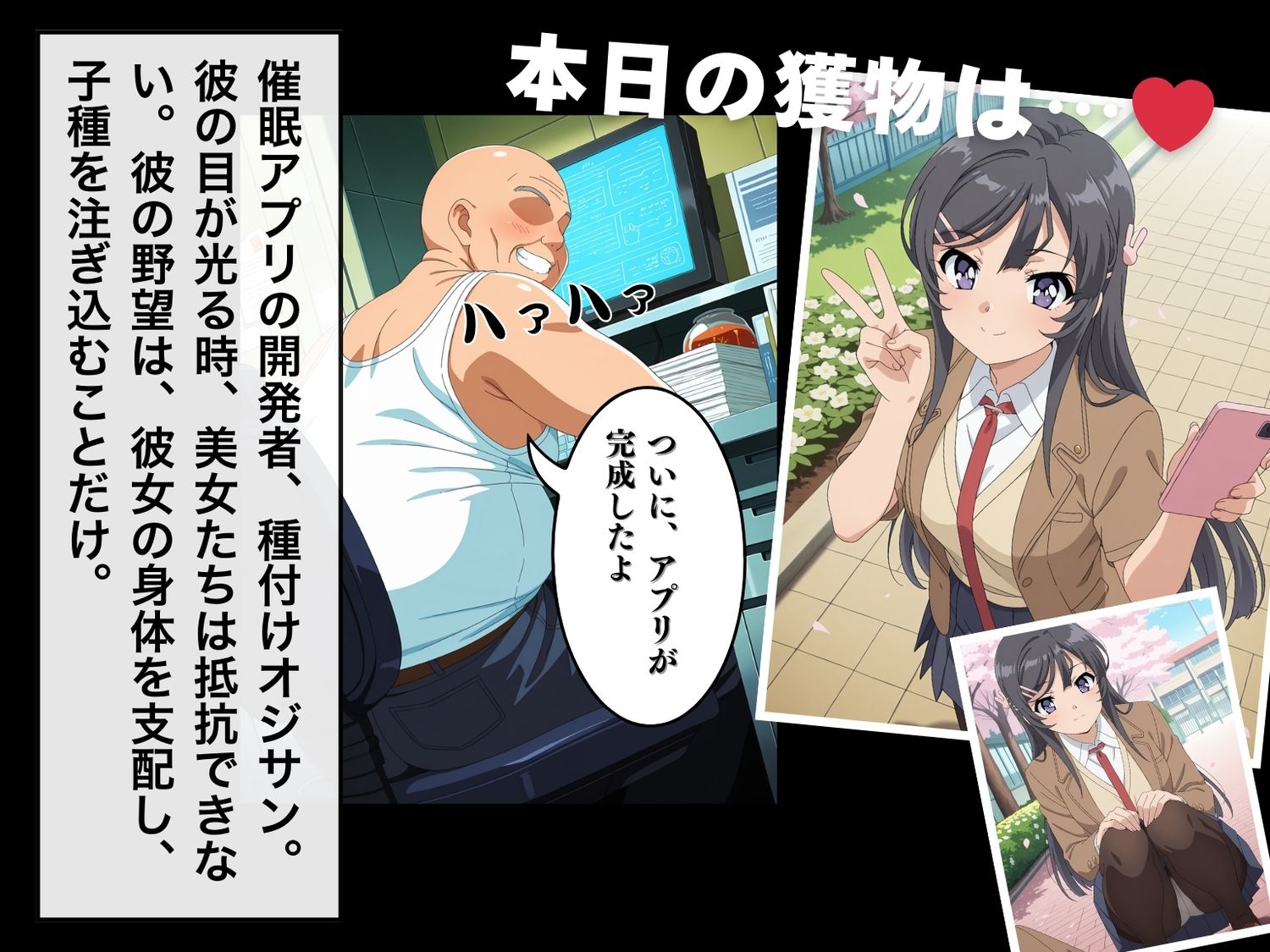 【寝取られ】青春ブ◯野郎  桜島 ◯衣 - サンプル画像 1