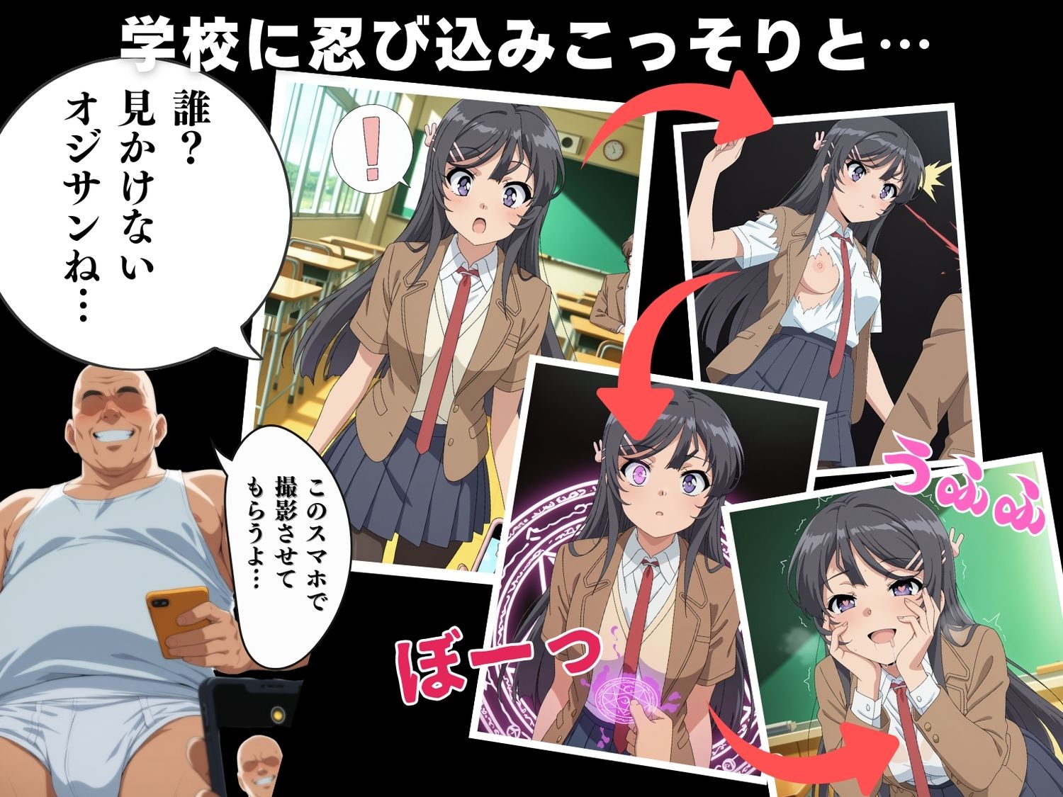 【寝取られ】青春ブ◯野郎  桜島 ◯衣 - サンプル画像 2