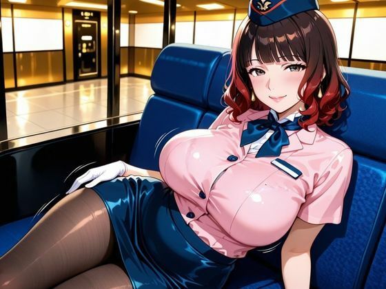 人妻キャビンアテンダントのパンスト誘惑 〜受付から仮眠室、異国の愛まで〜 - サンプル画像 2