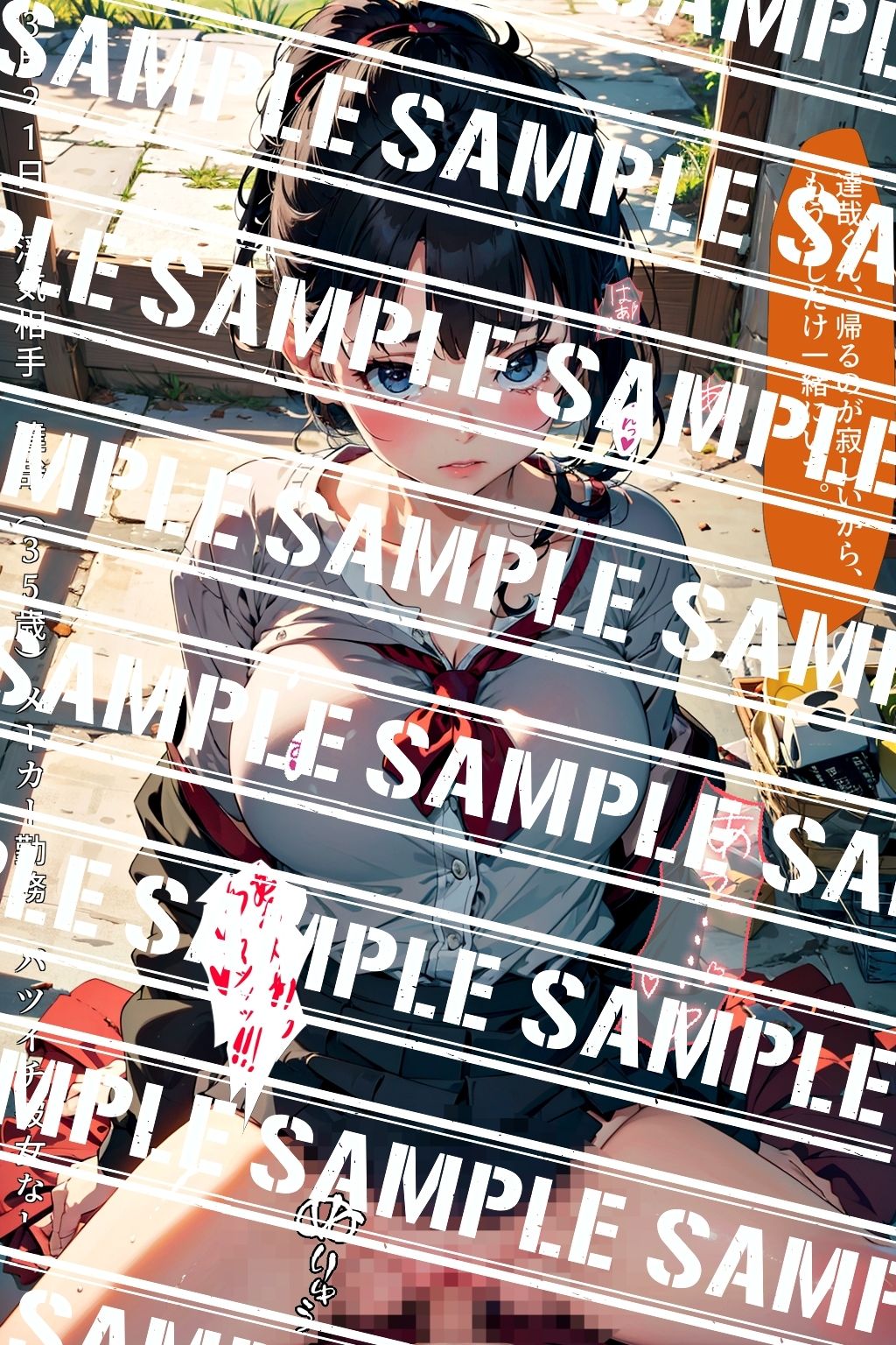 清楚でポニーテールの似合うコスプレ好きの僕の彼女さゆり（21歳）が実はただのビッチだった件 〜制服編vol.3（最終巻）〜 - サンプル画像 1