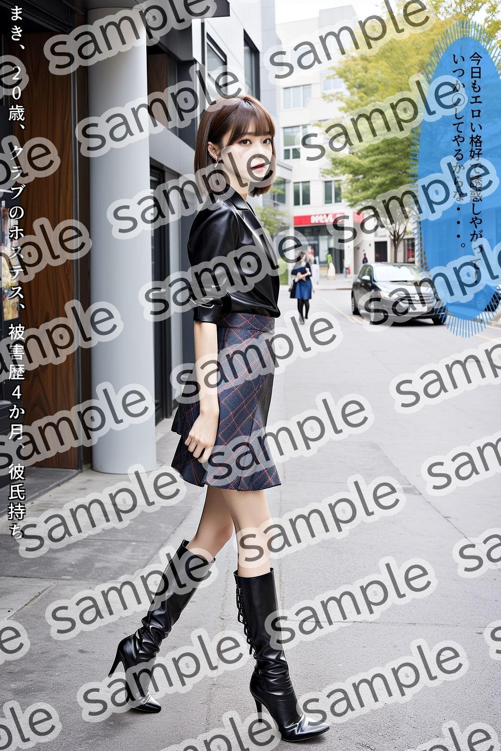 ストーカー盗撮〜ハイヒールブーツ美脚美女編〜 vol.4（最終巻） - サンプル画像 1