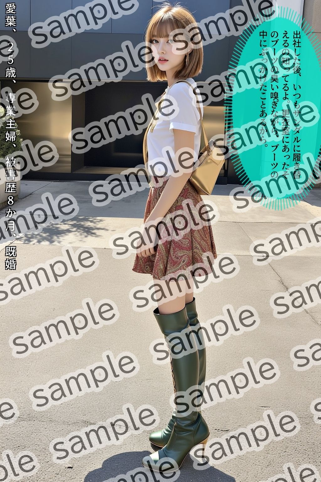 ストーカー盗撮〜ハイヒールブーツ美脚美女編〜 vol.4（最終巻） - サンプル画像 5