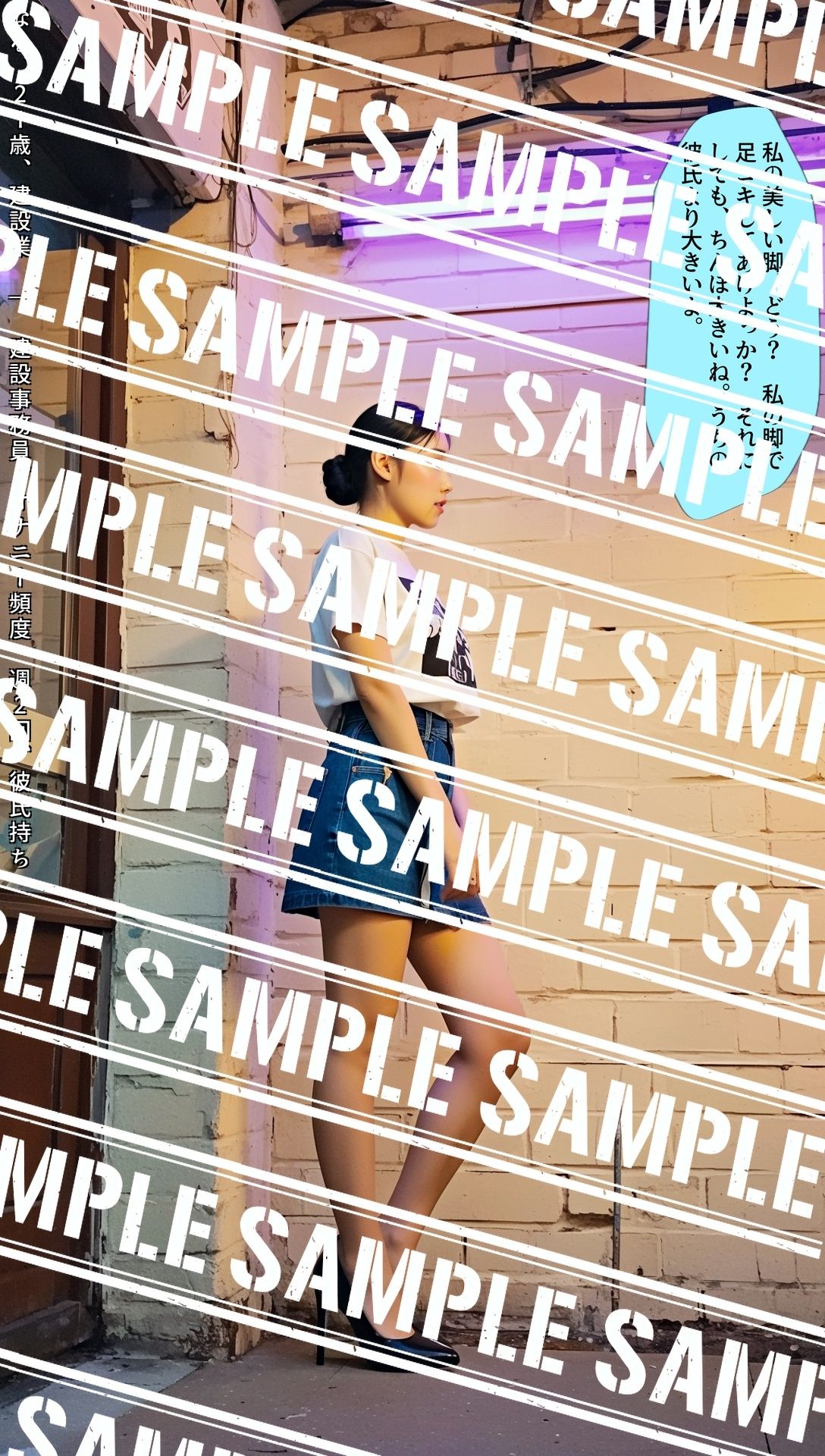 ミニスカデニムの甘い罠〜生足フェチをロックオン〜 vol.2 - サンプル画像 8