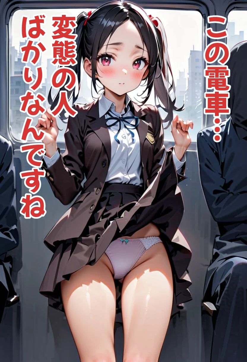 足刈がイク！  パンチラ電車編 - サンプル画像 9