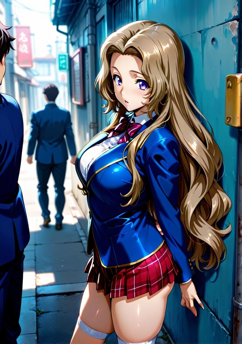 クラスの一軍女子 ナナリー・ヴィ・ブ〇ニア は発情期 - サンプル画像 1