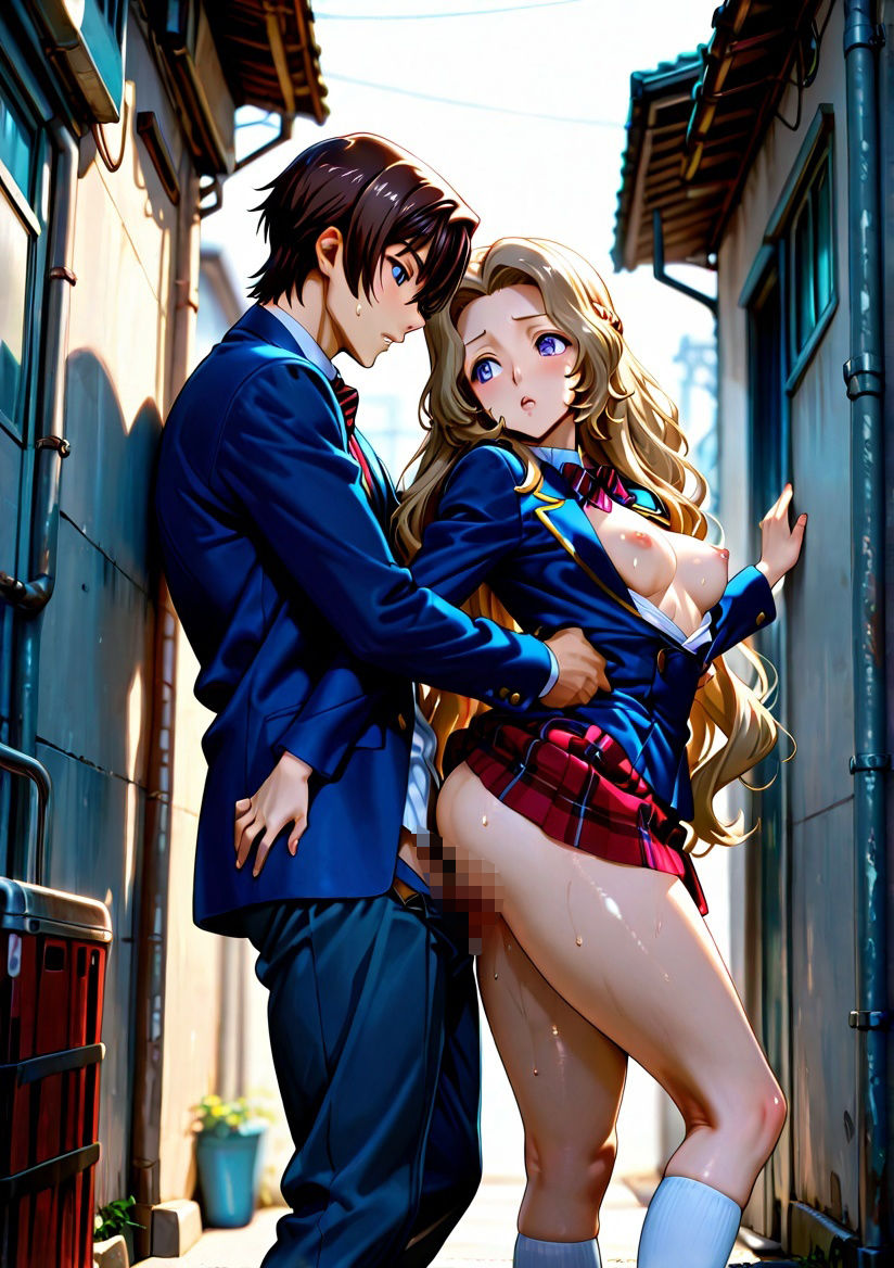 クラスの一軍女子 ナナリー・ヴィ・ブ〇ニア は発情期 - サンプル画像 3