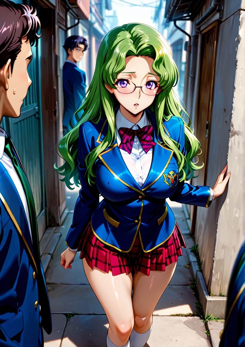 クラスの一軍女子 ニーナ・アインシュ〇イン は発情期 - サンプル画像 1