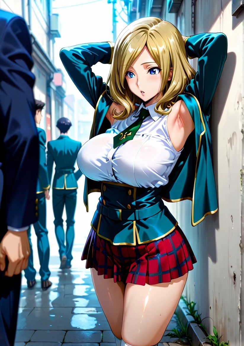 クラスの一軍女子 ミレイ・ア〇ュフォード は発情期 - サンプル画像 1