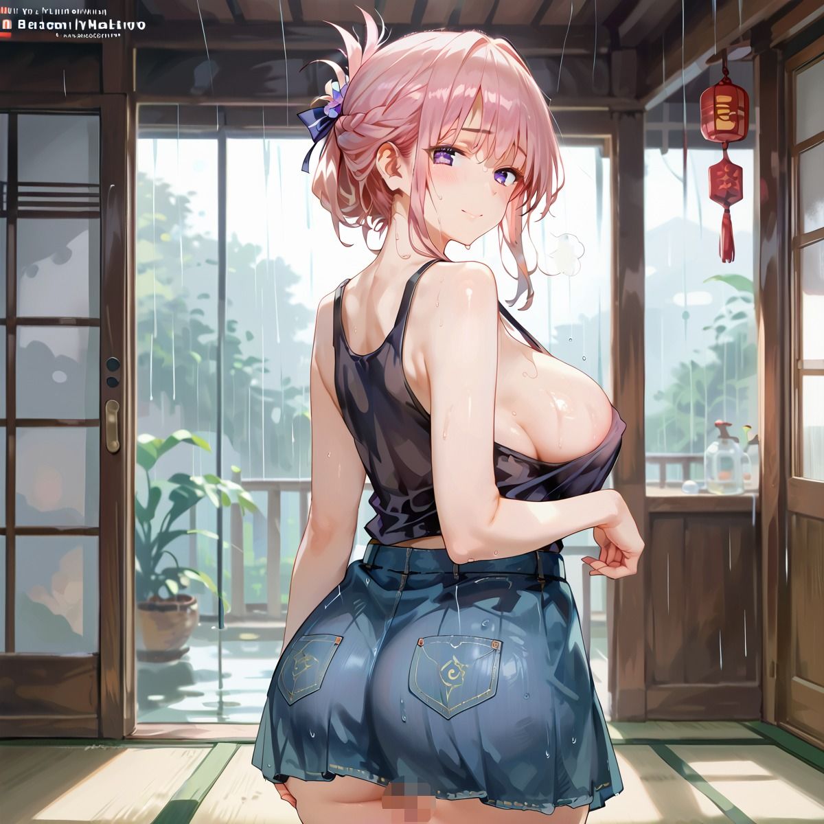 雨の日は…しっとりねっとり濃厚セ◯クス！Part2 - サンプル画像 1