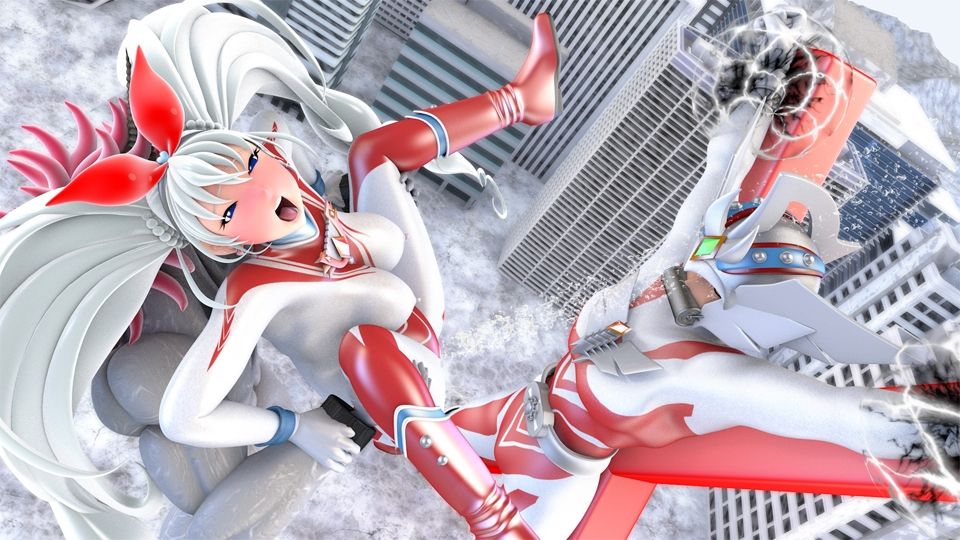 光の女神メロディナVSユニコーン星人・仲間の目の前で - サンプル画像 2