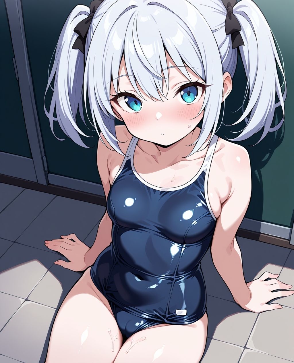 スク水パラダイス☆ツインテール編 - サンプル画像 1