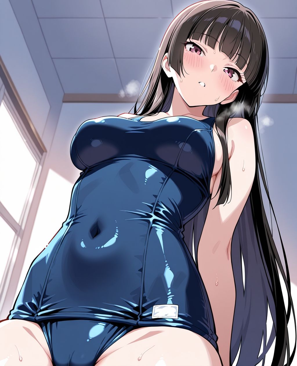 スク水パラダイス☆ 姫カット編 - サンプル画像 6