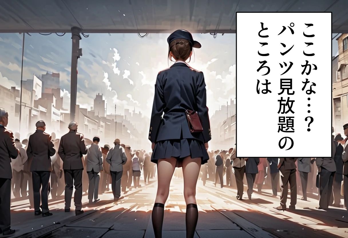 足パパがイク！  パンチラ電車編 - サンプル画像 2
