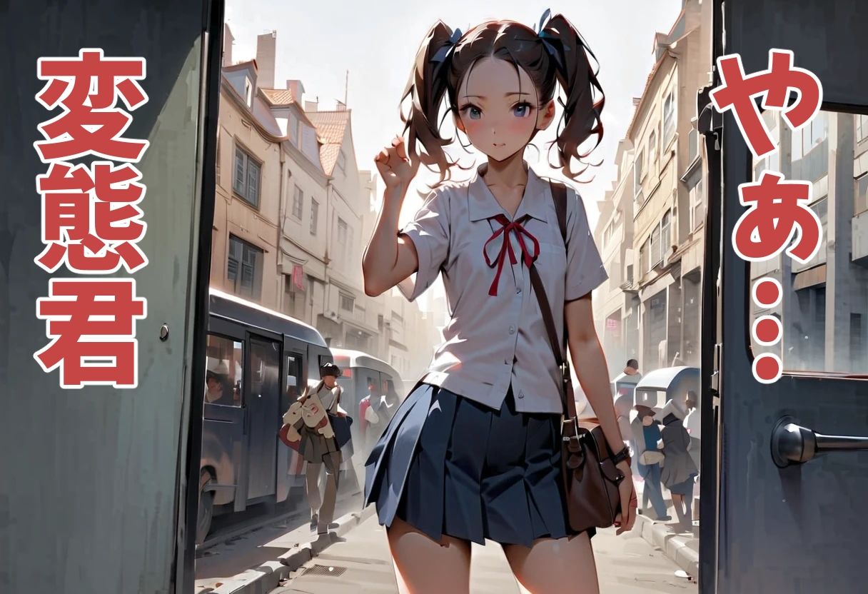足パパがイク！  パンチラ電車編 - サンプル画像 9