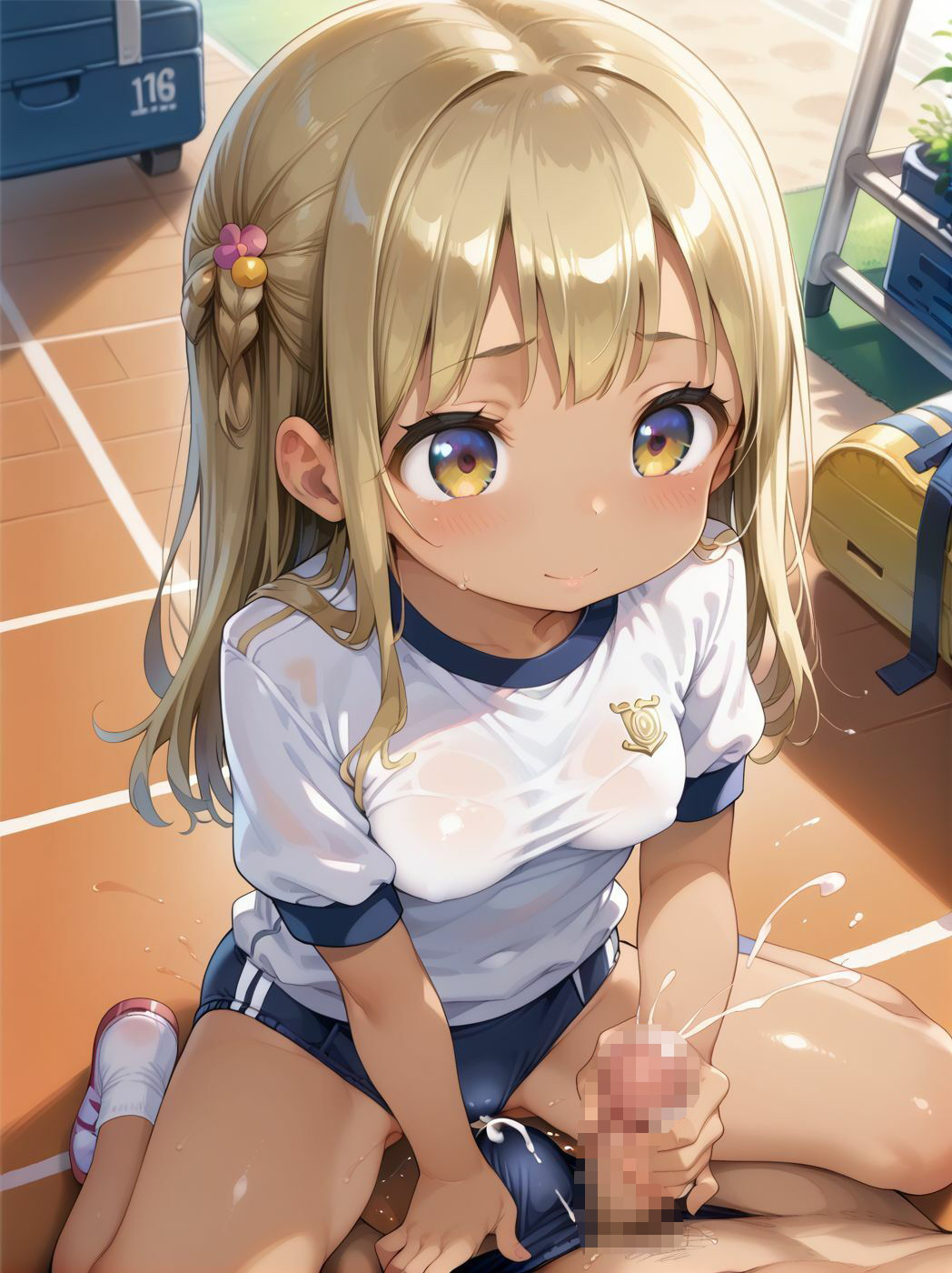 ちっぱいの妹達がエッチすぎたので我慢できなかった 「生挿入の前に出しちゃったの？」 - サンプル画像 4