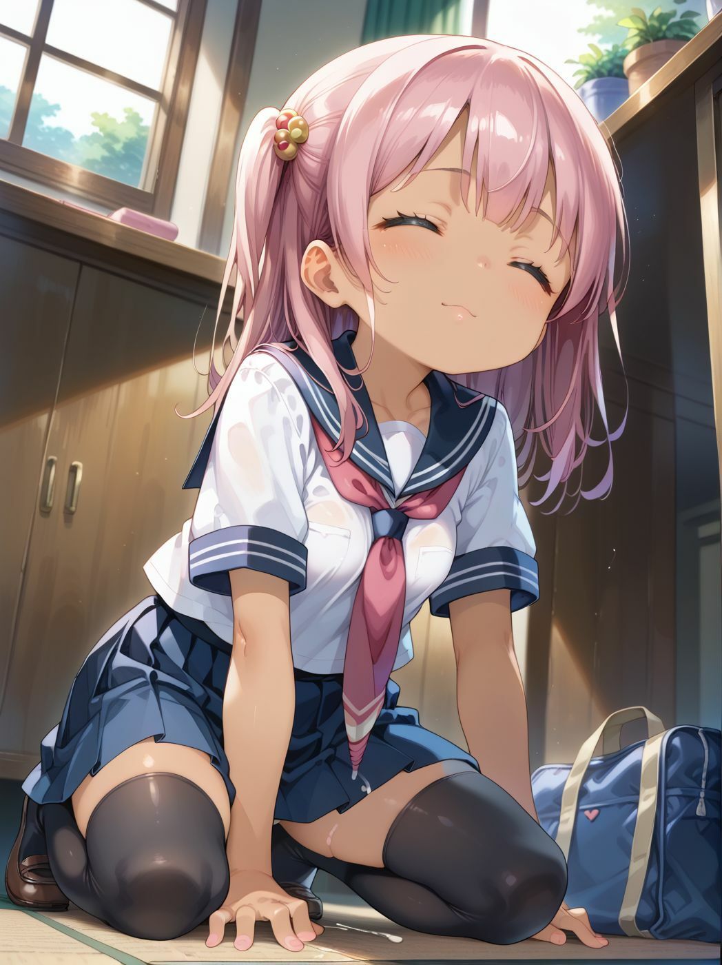 ちっぱいの妹達がエッチすぎたので我慢できなかった 「生挿入の前に出しちゃったの？」 - サンプル画像 5