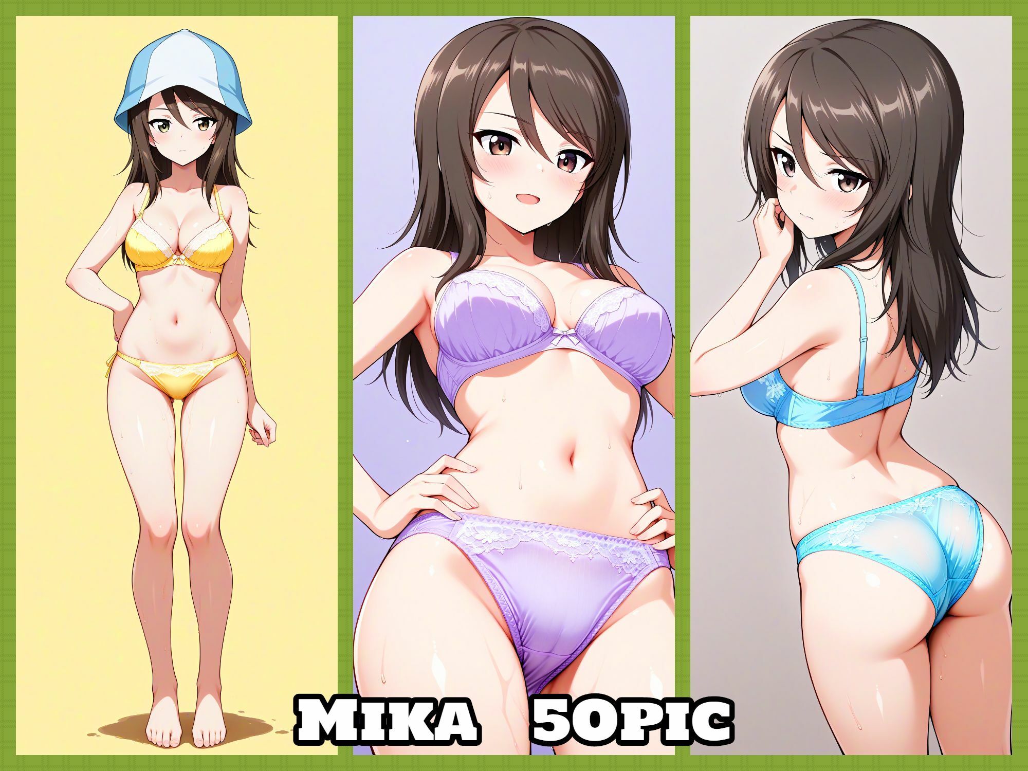 Girls underwear panties and bra 継続編 - サンプル画像 3