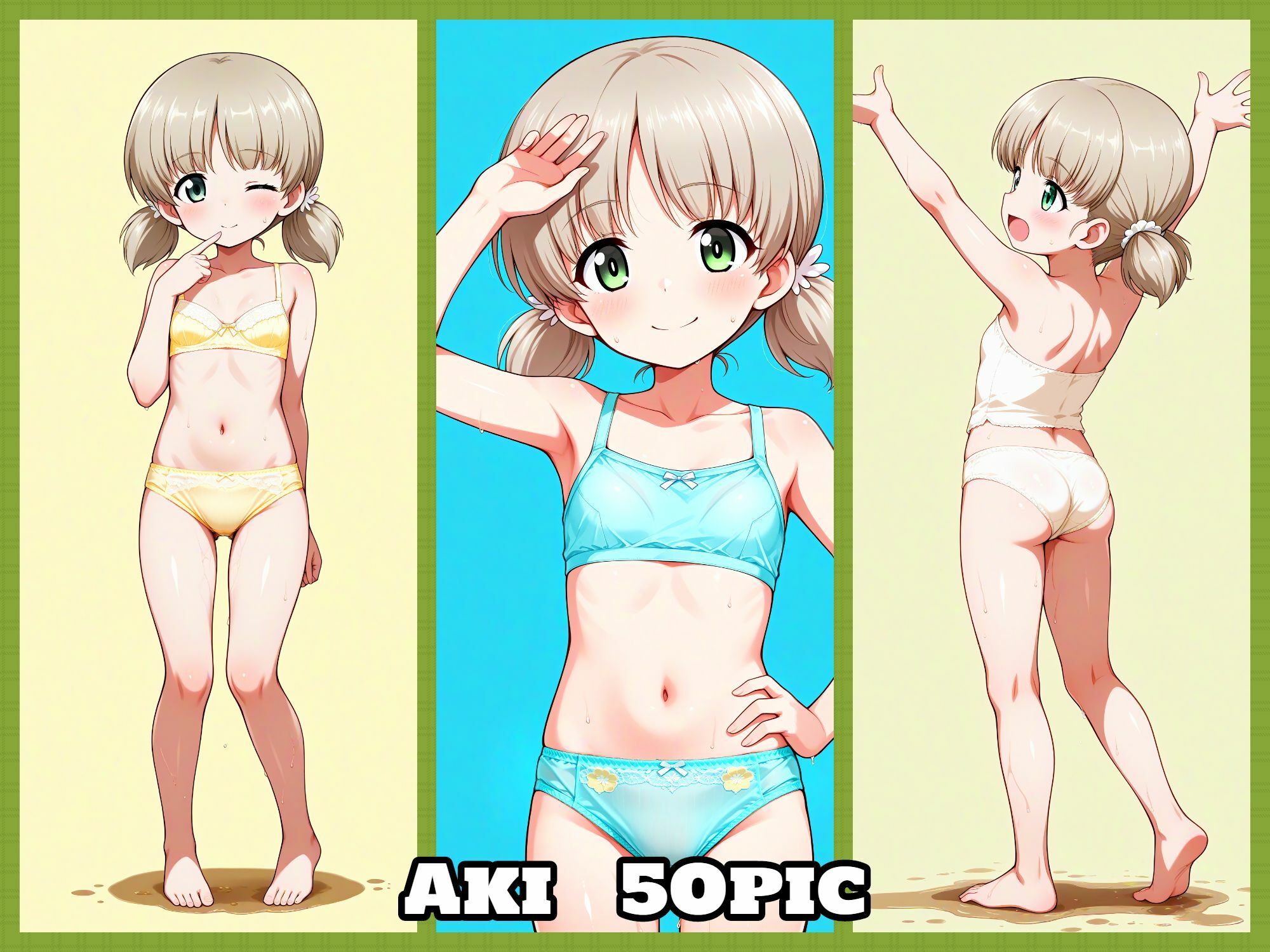 Girls underwear panties and bra 継続編 - サンプル画像 4
