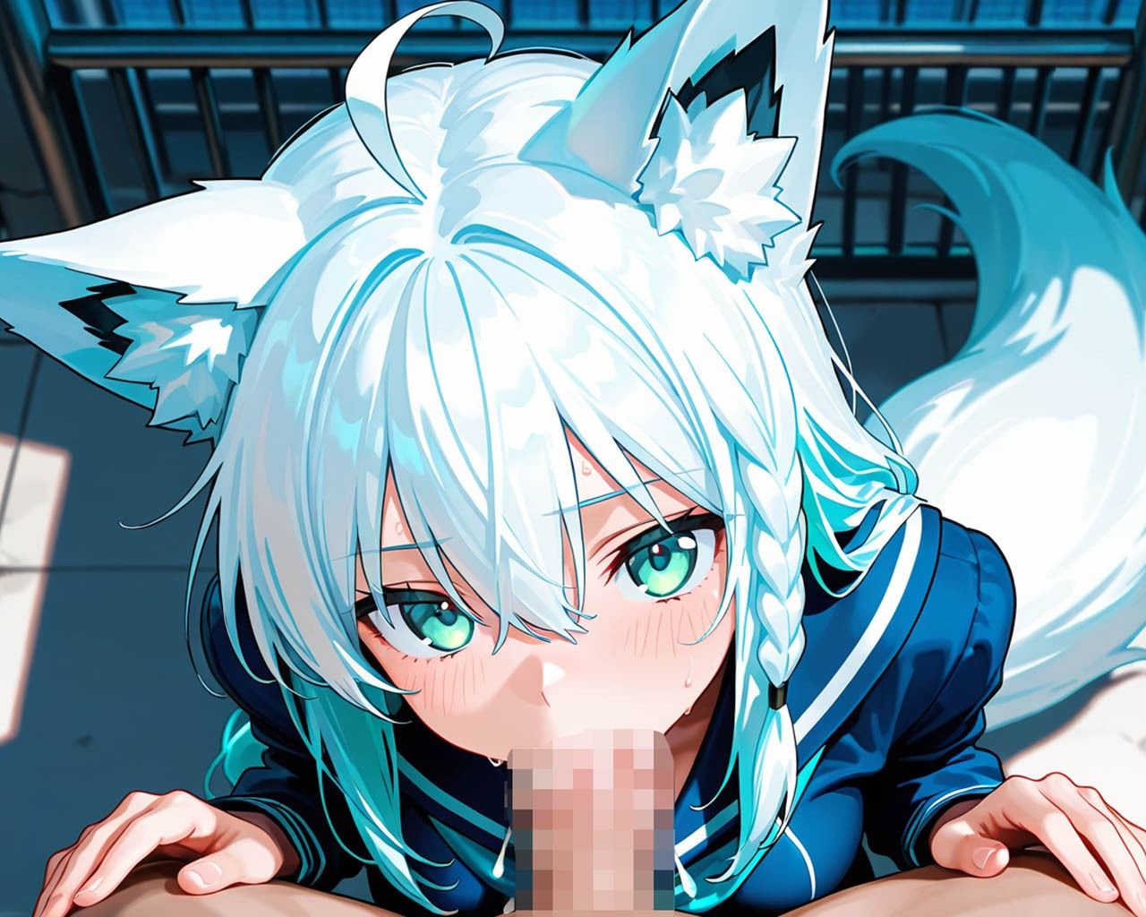 ホ〇ライブIF〜白上フ〇キは淫乱である - サンプル画像 4