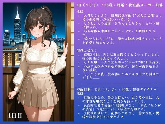 人妻NTR 紬（25） 〜3ヶ月間のSEX記録 80ページ超え〜 - サンプル画像 2