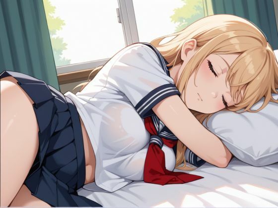 巨乳なクラスの女子と性行為する！！ - サンプル画像 1