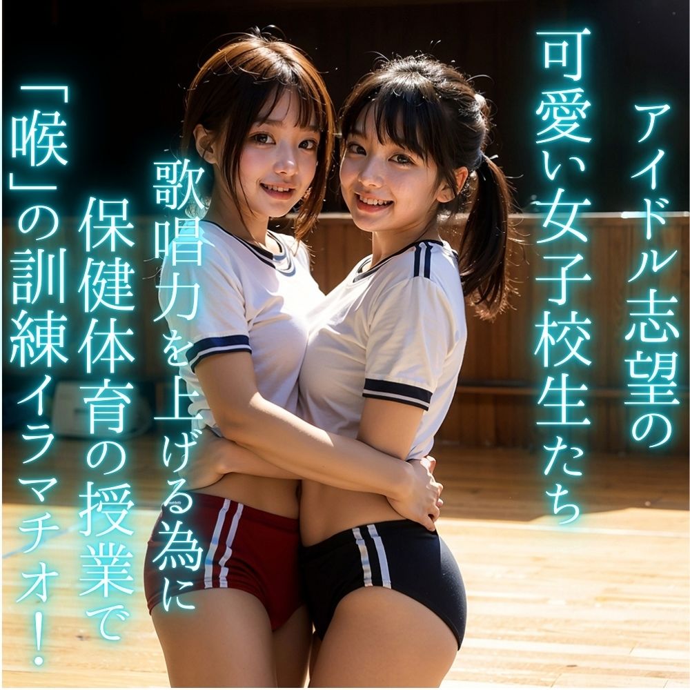 アイドル志望の女子校生に、保健体育の授業で喉の特訓イラマチオ！ - サンプル画像 1