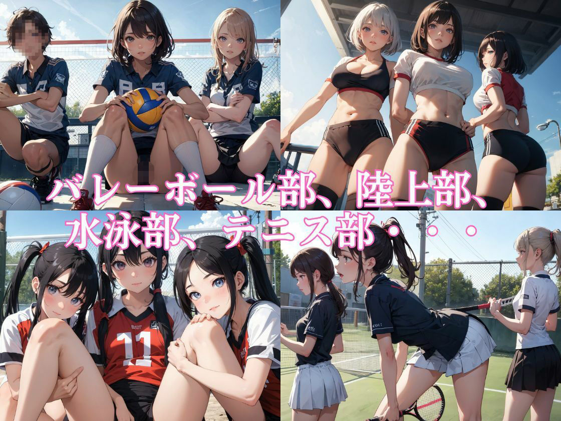 部活女子びっちょびちょに辱め 総集編 - サンプル画像 2