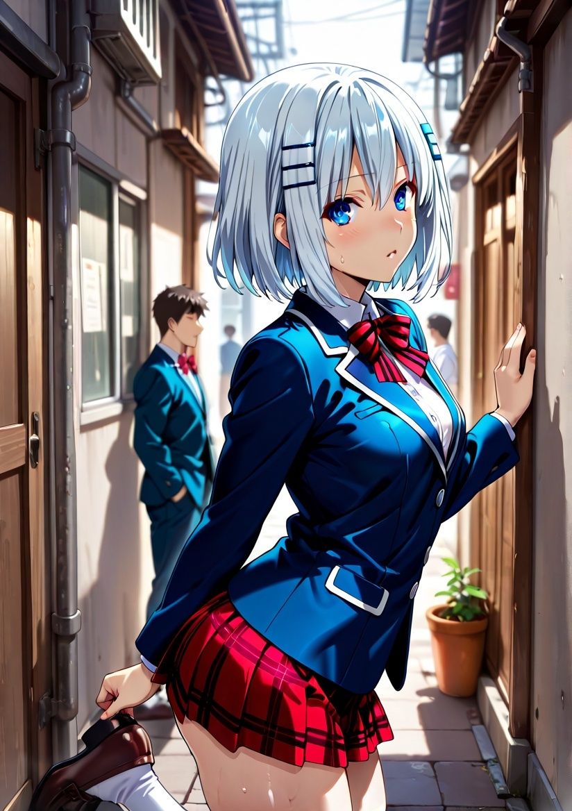 クラスの一軍女子 鳶〇折紙 は発情期 - サンプル画像 1