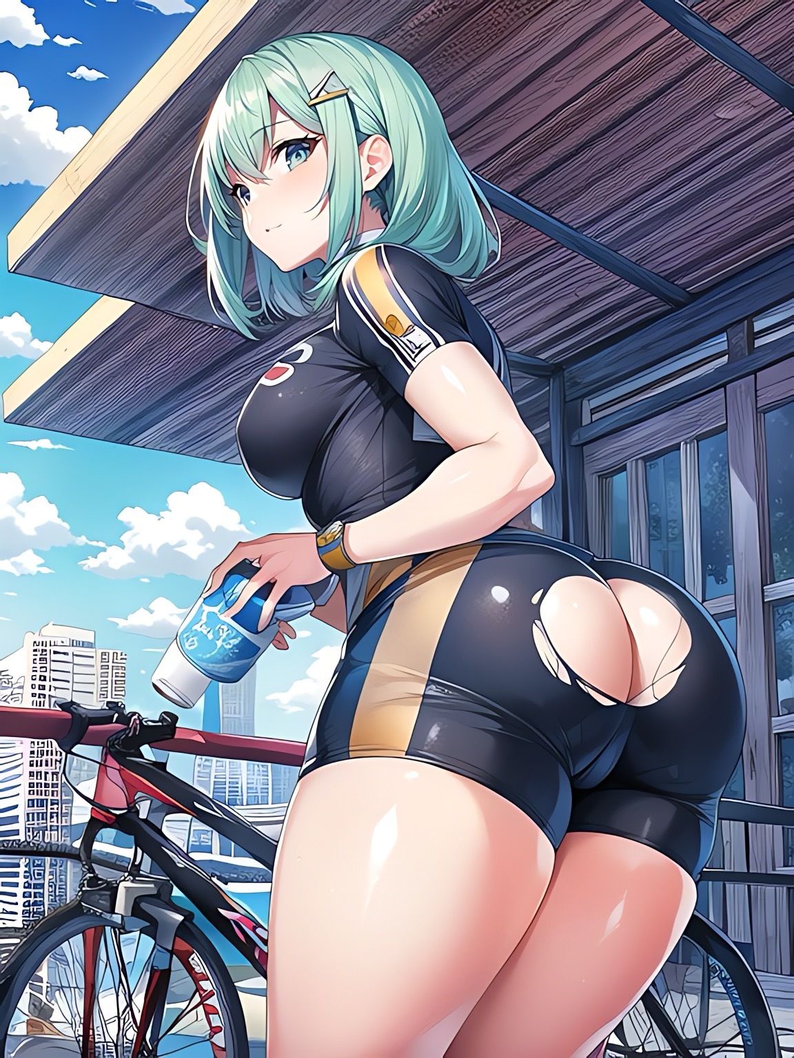 サイクルジャージ尻破れ - サンプル画像 8